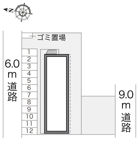 ★手数料０円★坂出市久米町１丁目　月極駐車場（LP）